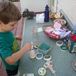 Rock making art