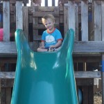 Anthony on the slide