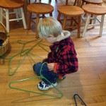 Anthony with the hangers