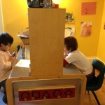 Nate and Lewis at the writing center