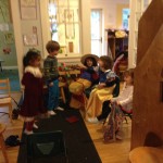 Party Nerissa, Rock, Seren, Mila, and Daphne